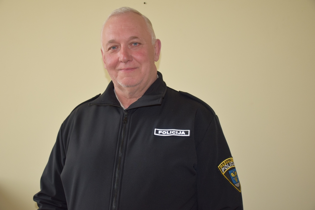 Andrejs Belkovskis, Aizkraukles novada pašvaldības policijas inspektors.
Autors: Inga Patmalniece