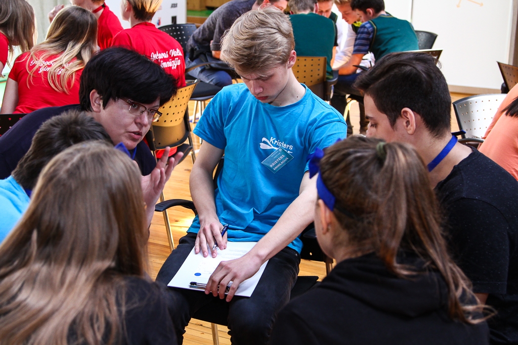 Komanda ANIHILĀCIJA no Aizkraukles novada vidusskolas.
Autors: Kate Nitina