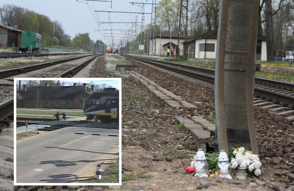 “Latvijas dzelzceļa” publicētajā attēlā redzams, kā divi bērni skrien pāri sliedēm Skrīveros tieši braucoša vilciena priekšā. Šodien traģiskās nelaimes notikuma vietā gulst ziedi un deg sveces.
Autors: Imants Kaziļuns