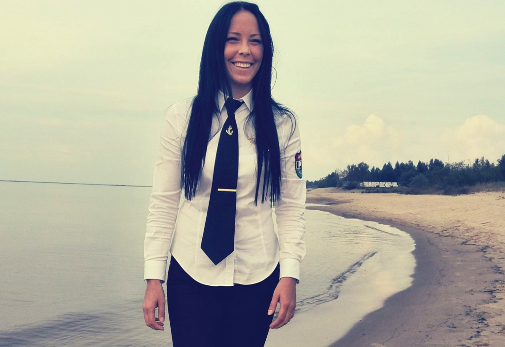 JŪRNIECE. Simonas Kaktiņas nākotnes plānos ietilpst arī kuģošana —  
karjeras jomā viņa iecerējusi tikt līdz otrā stūrmaņa amatam.
Autors: no Simonas albuma