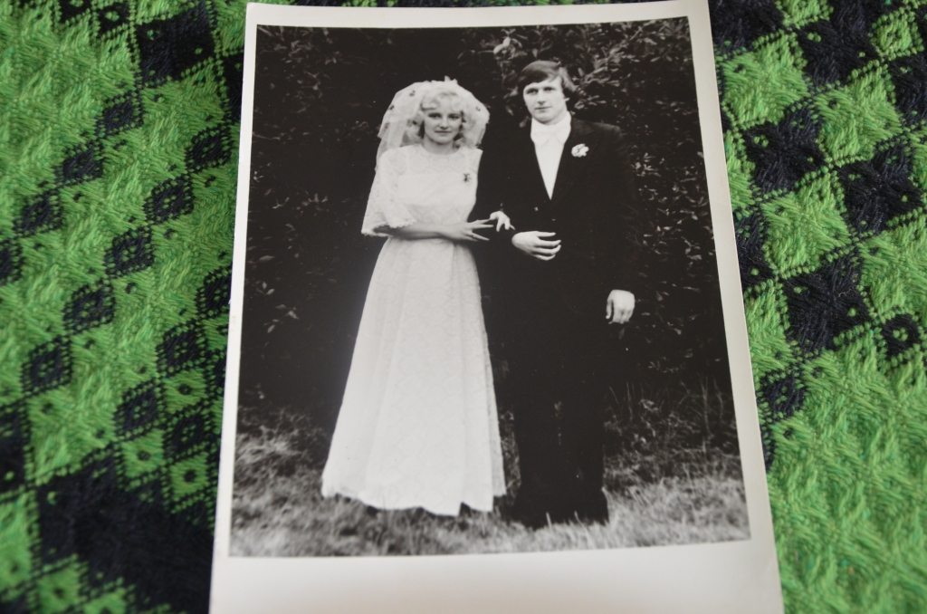 Kāzu dienā. Inta un Edgars Žagariņi. 	Foto no personīgā albuma
Autors: no personiskā arhīva