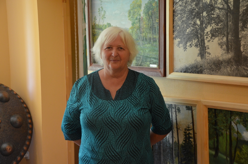 Zalviete Ilga Cera apzina pagasta vēsturi un kultūras bagātības.
Autors: Inga Patmalniece