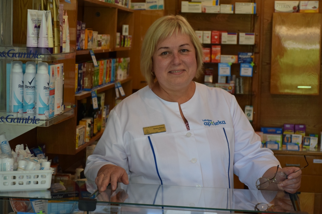 Tamāra Balode. Aptiekāre un farmaceite Pļaviņās, vairākus gadus vadījusi Gostiņu aptieku.
Autors: Imants Kaziļuns