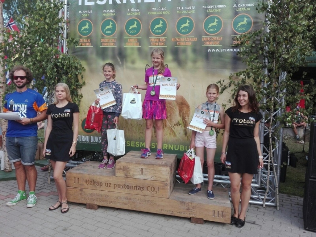 Mazzalviete Zanda Zariņa godalgotajā trešajā vietā.
Autors: Silvija Zariņa