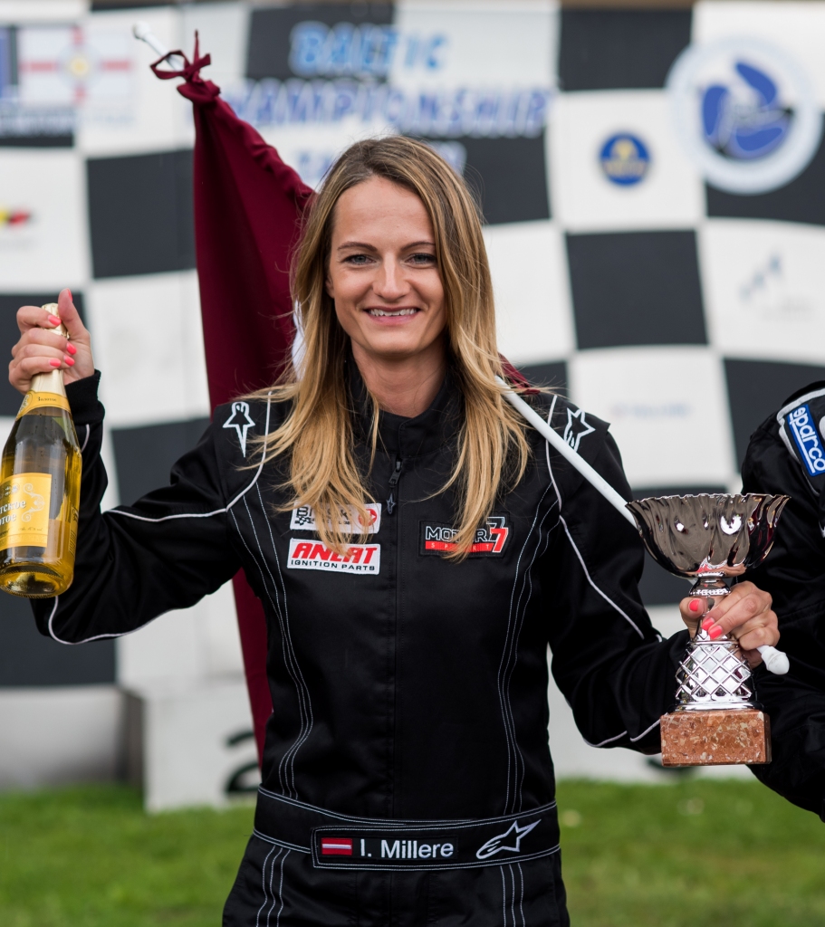 Ieva Millere Igaunijā izcīnījusi savu pirmo Baltijas čempiones titulu.
Autors: no “Motorsport77” albuma