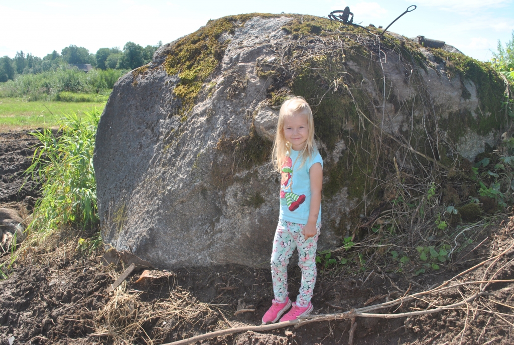 milzīgi. Laukakmeņi, kurus izmantos, ir tik lieli, ka tos grūti izkustināt.
Autors: Elita Brovacka