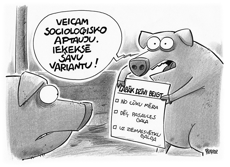 Gata Šļūkas karikatūra