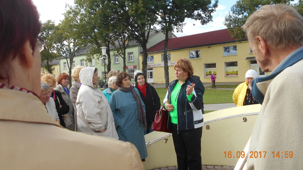 Ekskursijā pa pilsētu.
Autors: Dzintra Liepiņa