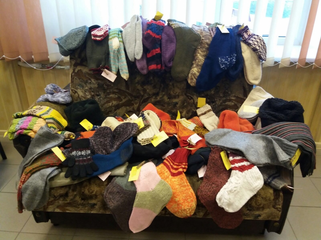 Zeķu nekad nav par daudz.
Autors: Ņina Maškova