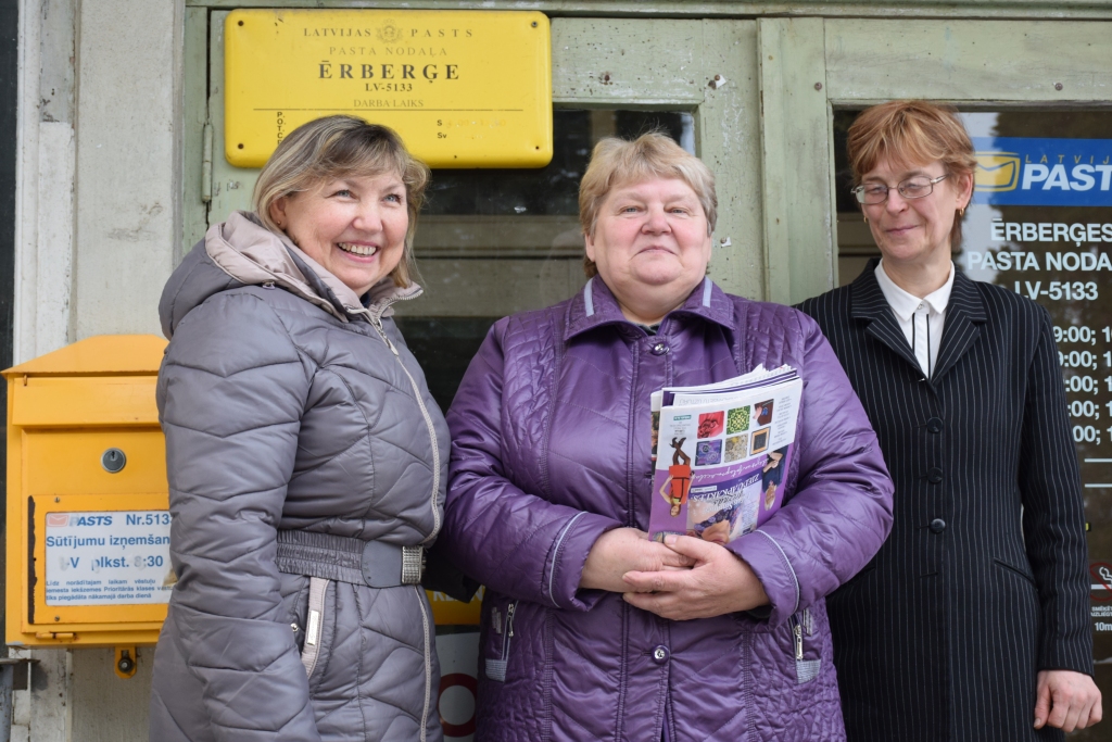 Kolēģes. Ieva Holendere (no kreisās), Valija Skadiņa un Anita Požarska.
Autors: Imants Kaziļuns