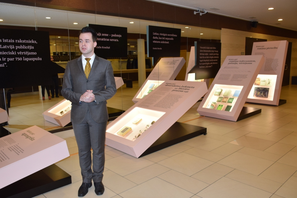 Andreja Upīša memoriālā muzeja galvenais speciālists Arnis Koroševskis.