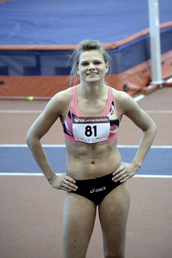 Kārtējais panākums. Jaunjelgaviete Madara Onužāne-Saliņa ir Latvijas augstlēkšanas elites līdere.
Autors: Juris Bērziņš-Soms