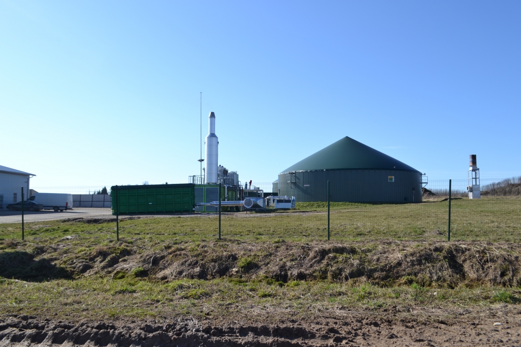 Biogāzes stacija Skrīveru novadā. “Zaļās zemes enerģijai” piederošā stacija par saražoto elektrību pērn no valsts  saņēmusi 1,23 miljonus eiro. Ražošanas procesā iegūtais siltums izkūpējis gaisā.
Autors: no “Staburaga” arhīva