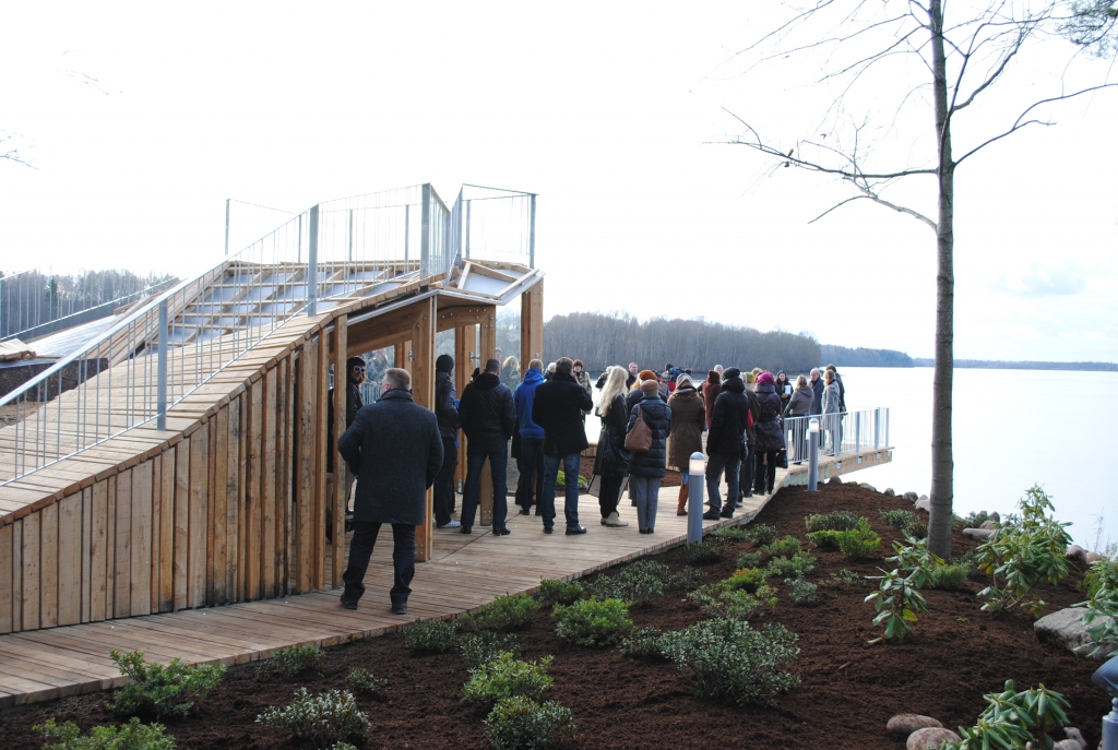 Ekskursanti Likteņdārzu apmeklē visās sezonās.
Autors: no “Staburaga” arhīva