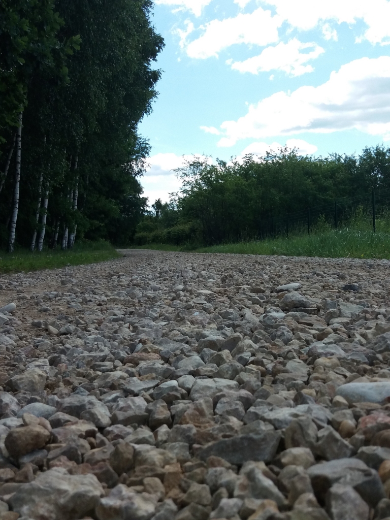 Šķembas uz ceļiem. Vairākus grants ceļu posmus Skrīveros klāj liela izmēra frakcionētās šķembas, kas rada apgrūtinājumu vietējiem iedzīvotājiem.
Autors: Toms Strazdiņš