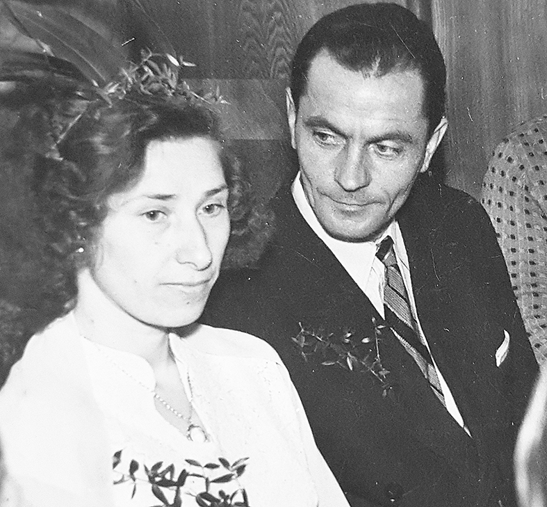 Kāzu diena. Matilde un Broņislavs.
Autors: no jubilāres albuma