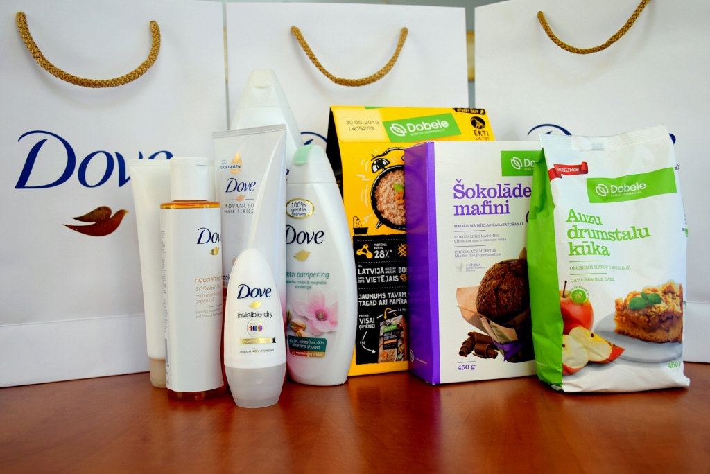 Balvu klāstā arī  ķermeņa un matu kopšanas produktu zīmola “Dove” un “Dobeles dzirnavnieka”  produkcija.
Autors: Imants Kaziļuns