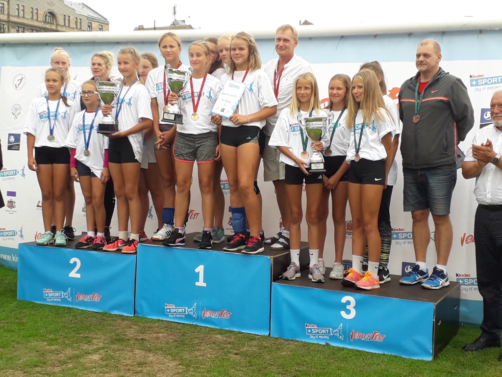 Aizkraukles novada sporta skolas Neretas meiteņu volejbola komanda Baltijas vasaras sporta spēlēs kāpa uz goda pjedestāla augstākā pakāpiena. Kopā ar savām audzēknēm par panākumiem priecājas arī viņu treneris Imants Silavs.
Autors: no I. Silava albuma