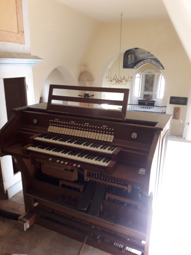 Jaunās ērģeles atceļojušas no Zviedrijas.
Autors: no www.aizkrauklesbaznica.lv