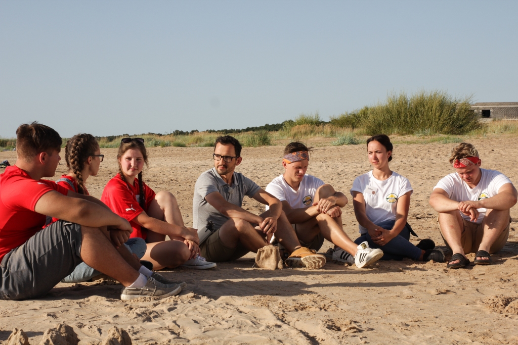 Skats no filmēšanas Ainažos.
Autors: no “Staburaga” arhīva