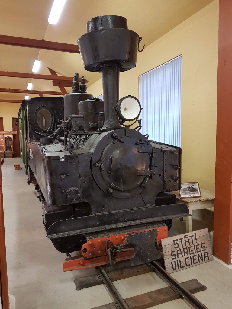 Muzeja ekspozīcijā apskatāma tvaika lokomotīve ML 635.
Autors: Imants Kaziļuns