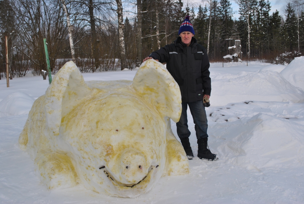 GADA SIMBOLS. To Modris ar savējiem veidojis šogad.