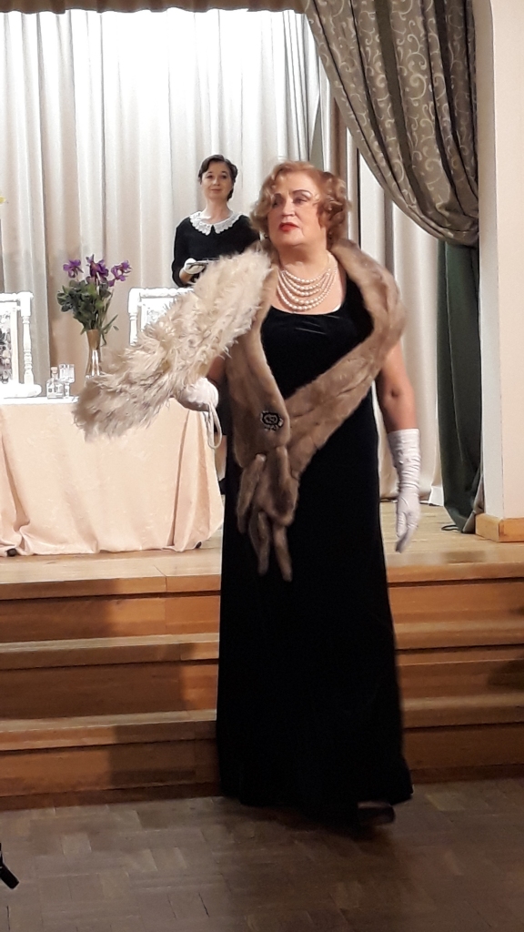 “Benjamiņa”. Galvenajā lomā — Indra Burkovska. Skats no izrādes.
Autors: publicitātes