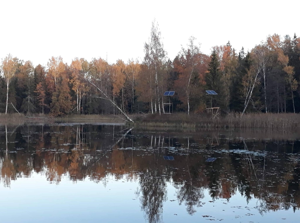 DABA DABAI. Ezera apkārtni izgaismo ar saules enerģiju.
Autors: no biedrības