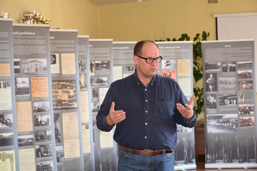 Izstāde par policijas vēsturi.
Autors: Gunas Mikasenokas foto