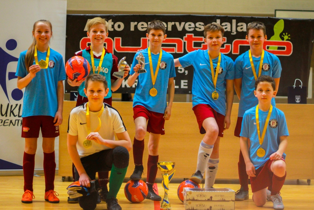 Turnīra uzvarētāji. Aizkraukles komanda “Pingvīni”.
Autors: Adrians Balodis