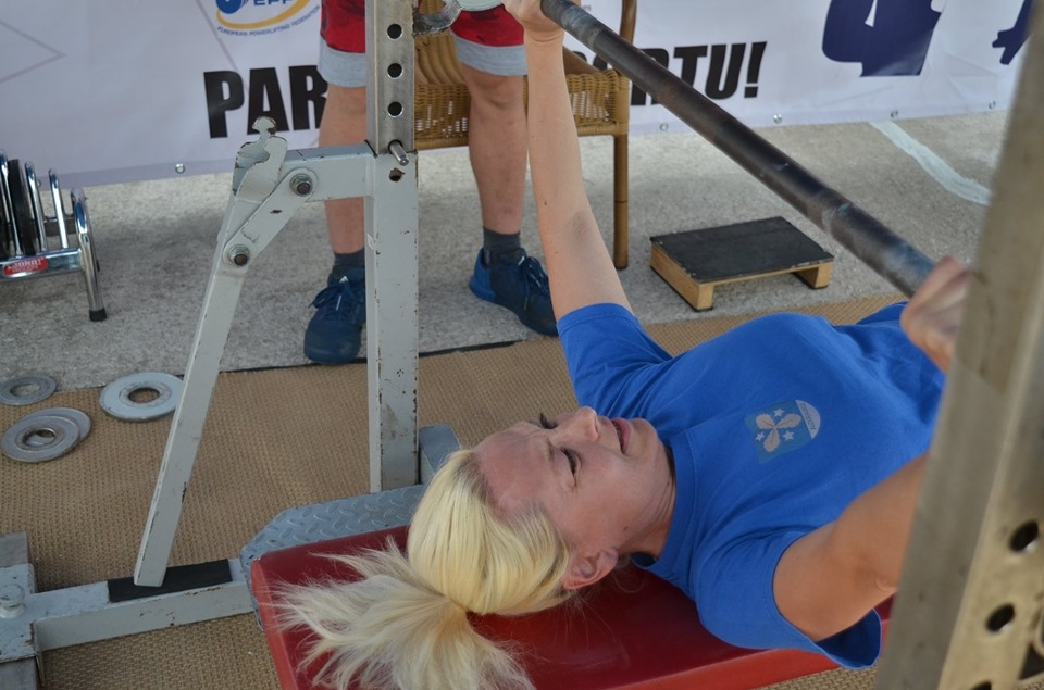 Natālija Lapuha, Aizkraukles sporta centra pārstāve.
Autors: Latvijas Pauerliftinga federācijas foto