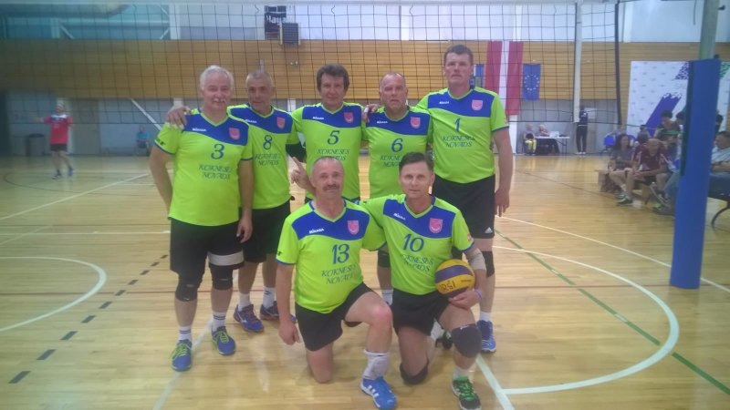 LSVS 56. spēļu finālposmā volejbolā vīru 55+ grupā 1. vietu izcīnīja Kokneses novada komanda.
Autors: no Kokneses sporta centra
