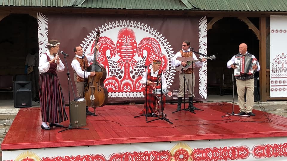 Aizkrauklieši dzied Vitebskā.
Autors: no Aizkraukles novada pašvaldības