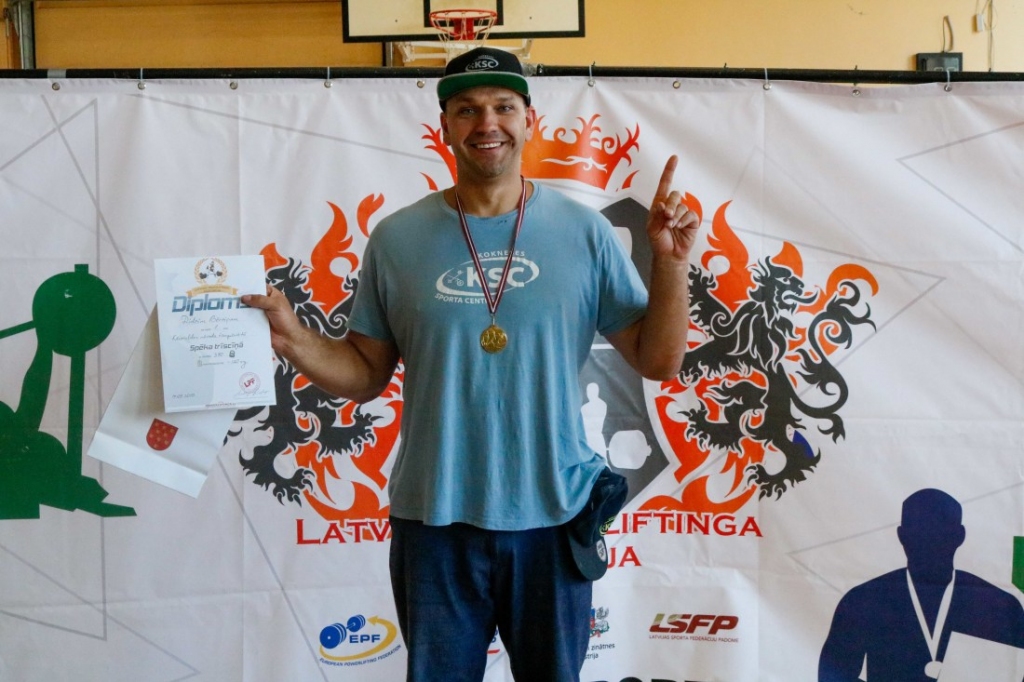 Pieredzējušais pauerliftingists Didzis Bērziņš.
Autors: no Pauerliftinga federācijas