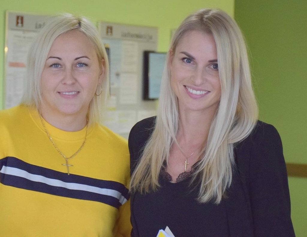 Zina par atkarībām. Aizkraukles novada sociālā dienesta darbinieces Zane Brovacka (no kreisās) un Ilze Kļaviņa.