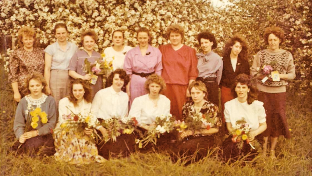 IESTĀDES KOLEKTĪVS 1991. gadā.