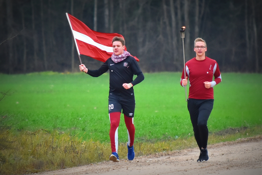 Lāpu skrējiens Jaunjelgavas novadā 2018. gadā.
Autors: no 