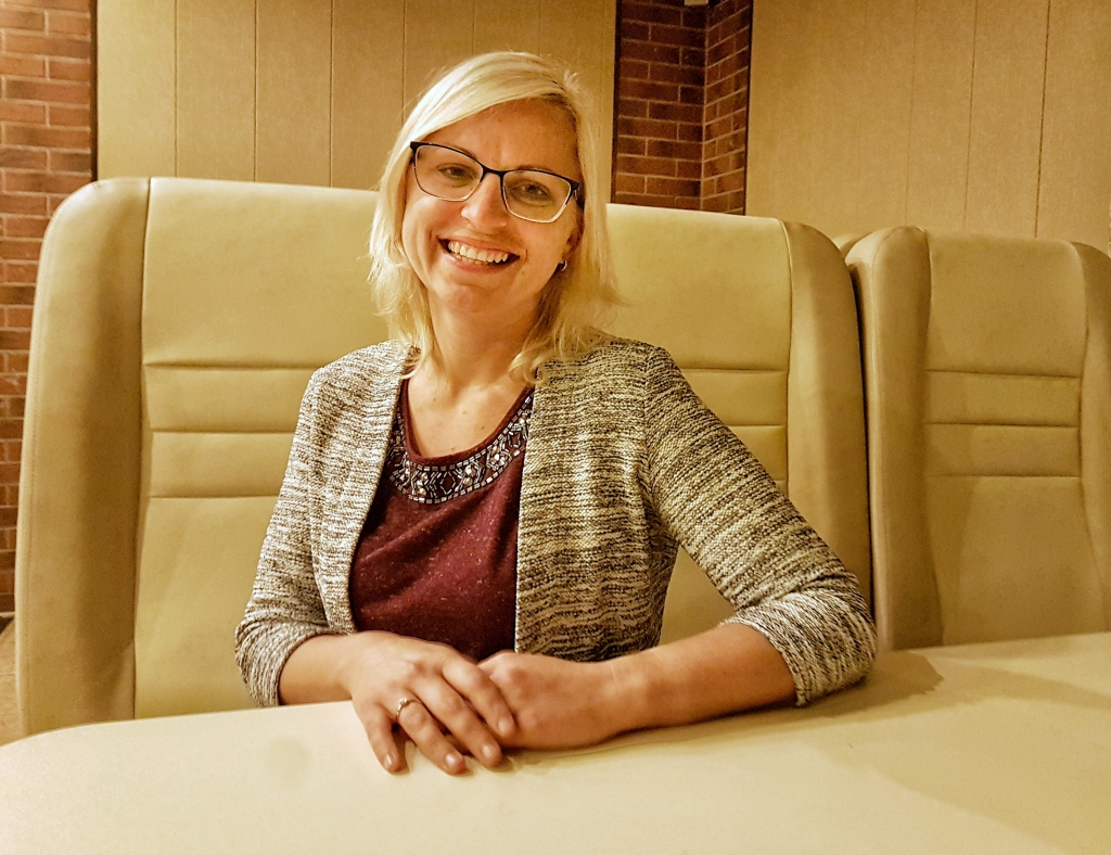 Neviltoti jautra un pozitīva. Evija Rutka no Sproģiem.