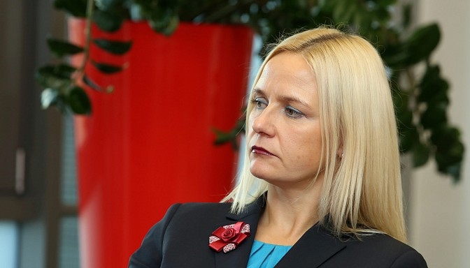 Finanšu un kapitāla tirgus komisijas (FKTK) priekšsēdētāja Santa Purgaile.
