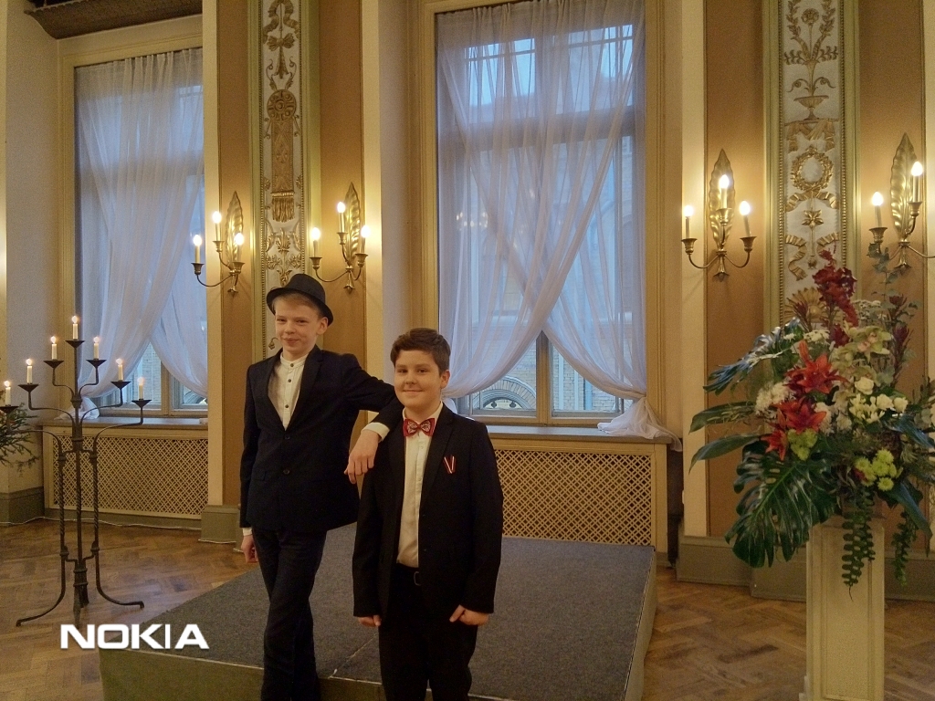 STĀSTNIEKU ĶĒNIŅŠ UN LIELAIS STĀSTNIEKS. Kristiāns Bērziņš (no kreisās) un Edvards Maruss.
Autors: Ligita Veļčinska