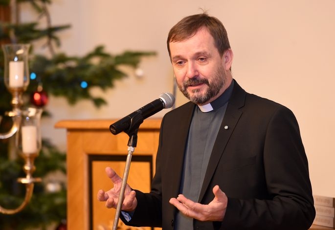 Arhibīskaps Vanags Ziemassvētkos.
Autors: TVNET/LETA