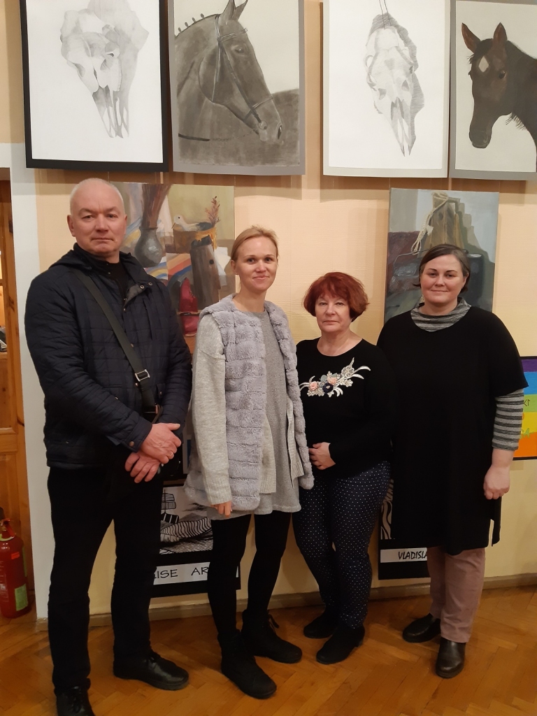 Lietuvas viesi no Biržu Vlado Jakubeno mūzikas skolas, kurā ir arī mākslas nodaļa.
Autors: Aizkraukles Mākslas skola