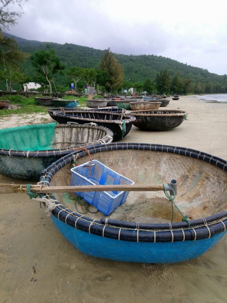 Apaļās laivas, kurās vjetnamieši dodas pēc lielā loma.
Autors: no ceļotāju albuma
