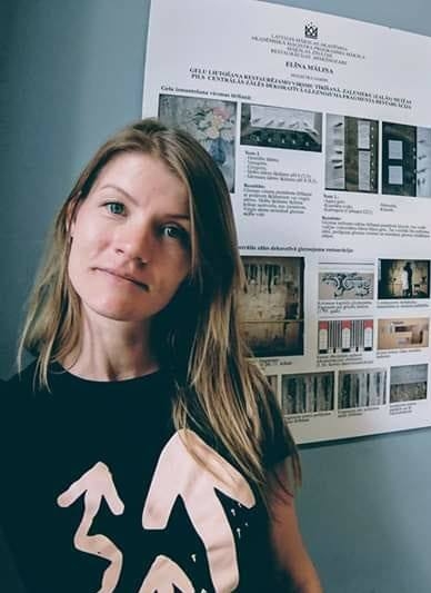 Koknesiete Elīna Māliņa: “Mtelpa” būs vieta, kur bērni un pieaugušie varēs iegūt zināšanas un prasmes par dažādām mākslas tehnikām.”
Autors: no personīgā albuma