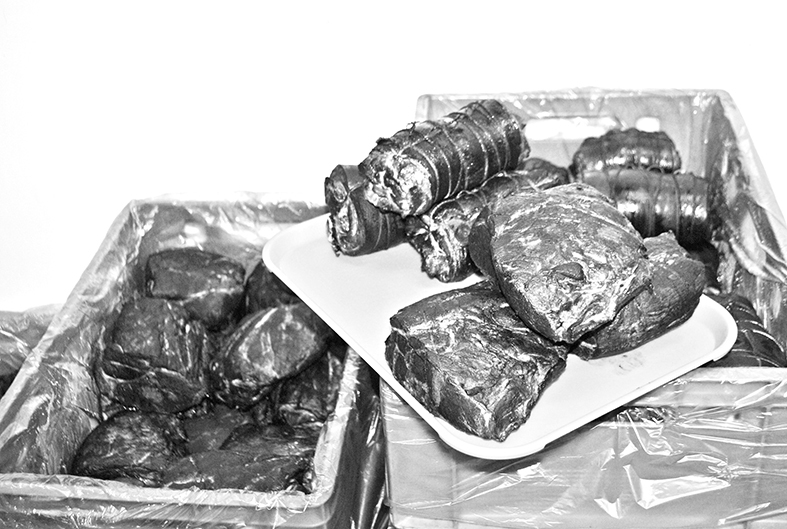 GAIDA PIRCĒJUS. “Pļaviņu delikatešu” produkcija.
Autors: no “Staburaga” arhīva