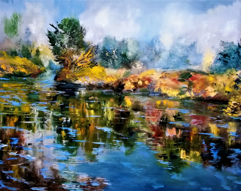 Ainavu “Izjūtu mirklis” žūrijas komisija izvēlējās izstādei “Jāzepa Pīgožņa balva Latvijas ainavu glezniecībā”, ko paredzēts atklāt Rīgas Sv. Pētera baznīcā.
Autors: no personiskā arhīva