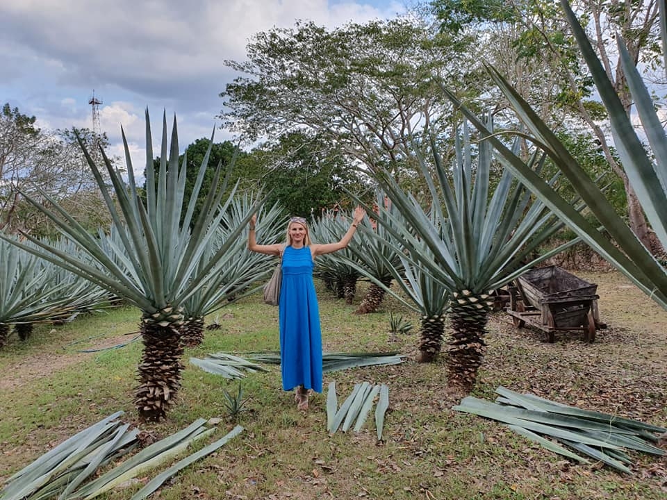 ROVENA JAKUBOVSKA vienā no ceļojumiem.
Autors: no Rovenas albuma