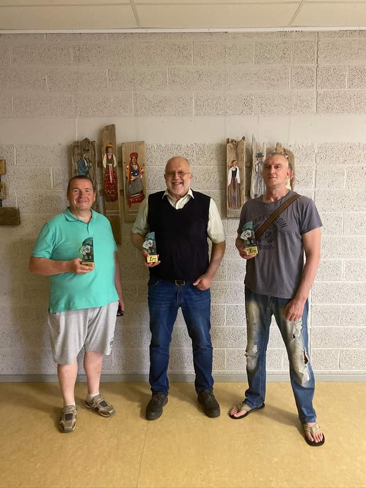 Labāko trijnieks. Kaspars Greiselis (no kreisās), Egīls Dālmanis un Juris Gareckis.