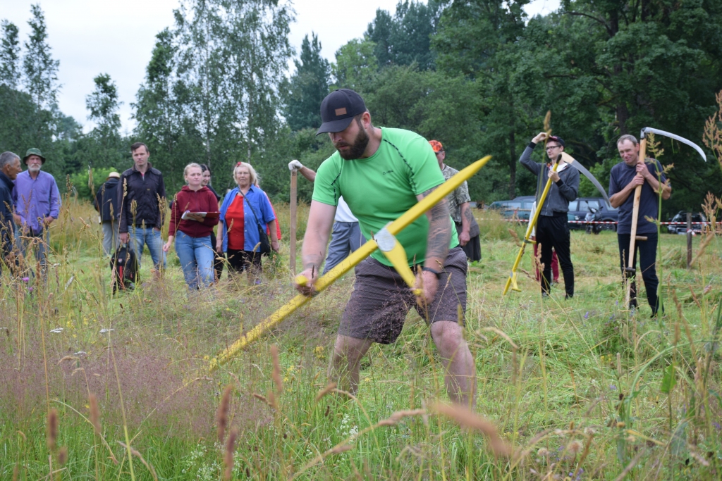 Iepriecina ātrums un tehnika. Aiviekstieša Kaspara Pavlova temps un tehnika priecēja Pļaviņu novada pļaušanas sacensību skatītājus. Šajās sacensībās 49 kvadrātmetru lauciņa pļaušanā bija trīs absolūtie uzvarētāji — Gints Kapteinis, kurš savu gabalu nopļāva 2 minūtēs un 48 sekundēs, Kaspars tika galā 3 minūtēs un 17 sekundēs, un Jāņa Burikina rezultāts bija 3 minūtes un 51 sekunde.