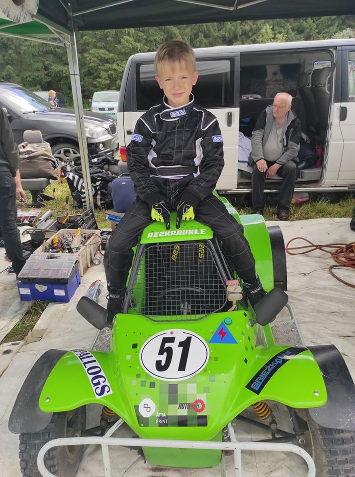 Koknesietis Emīls Mirošņiks sacensībās Lietuvā.
Autors: no personīgā albuma